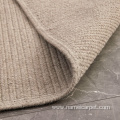 Braided wool and jute rugs for living room